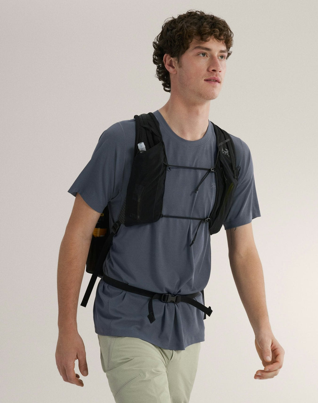 Arc'teryx Men's Cormac Crew Short Sleeve Shirt | Blue Graphite