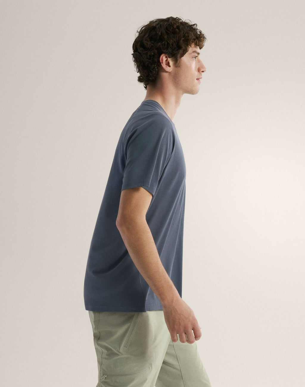 Arc'teryx Men's Cormac Crew Short Sleeve Shirt | Blue Graphite