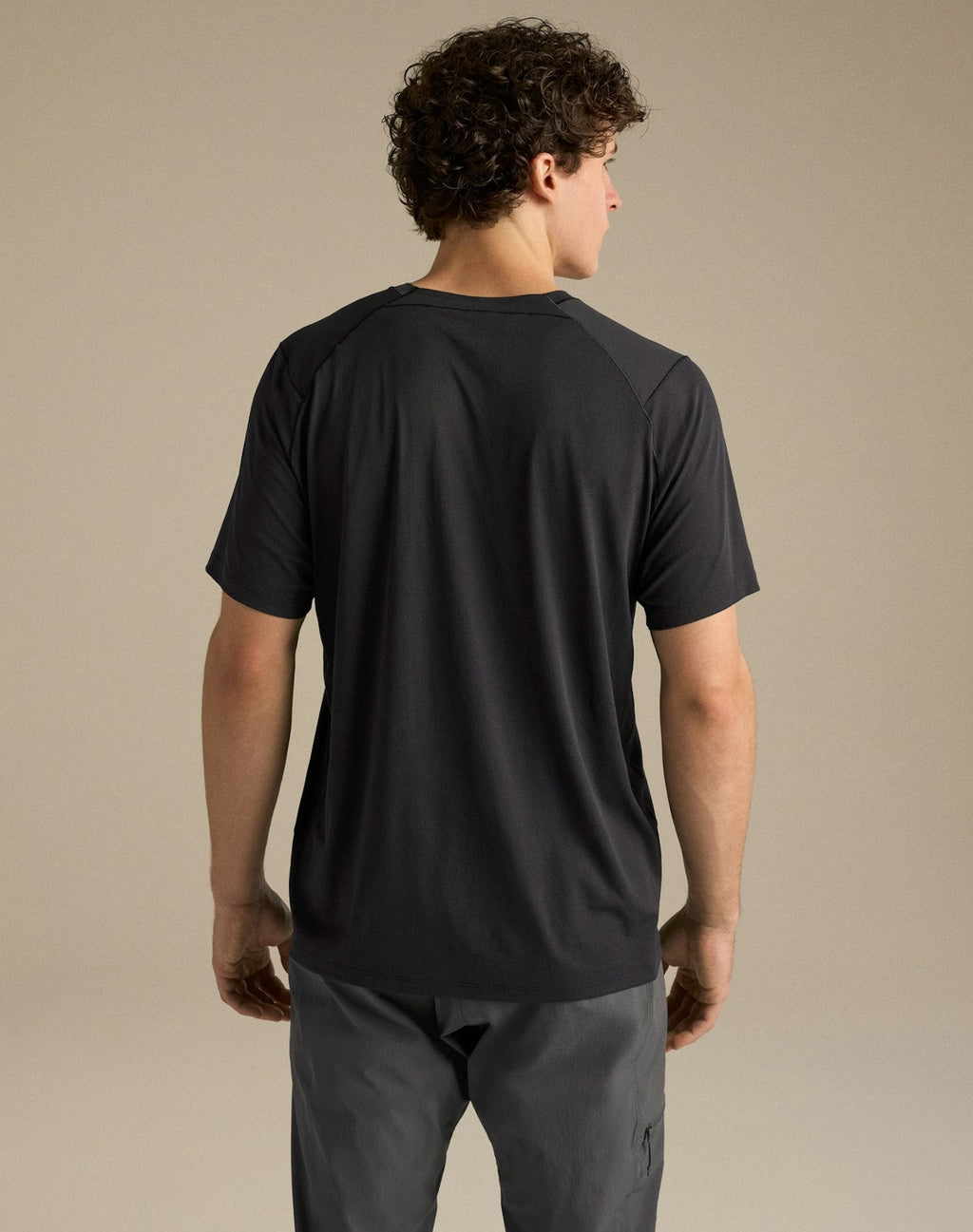 Arc'teryx Men's Big Bird Skeleton Short Sleeve Shirt | Black