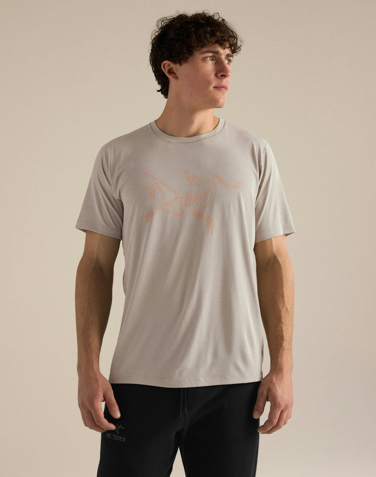 Arc'teryx Men's Big Bird Skeleton Short Sleeve Shirt | Oyster