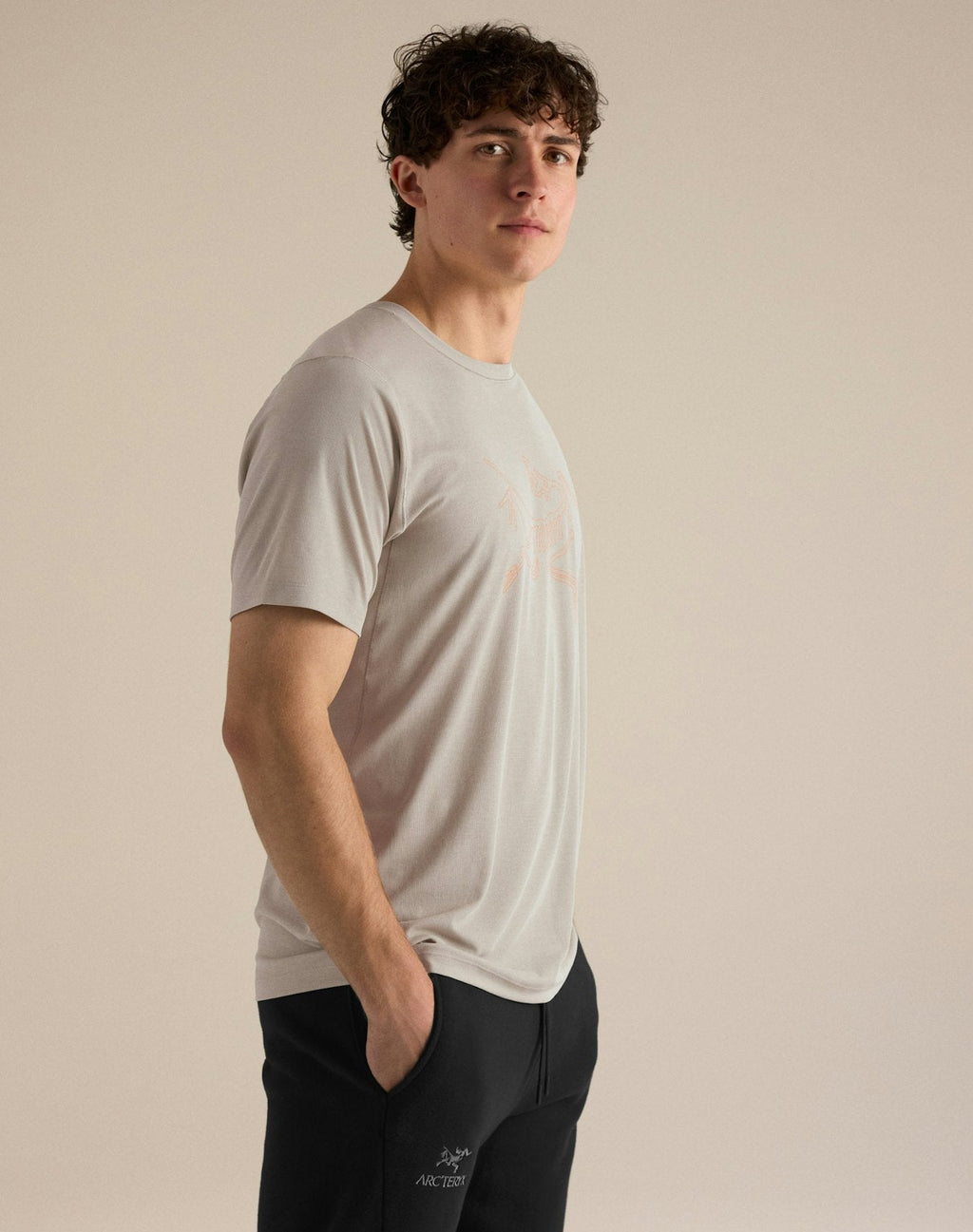 Arc'teryx Men's Big Bird Skeleton Short Sleeve Shirt | Oyster
