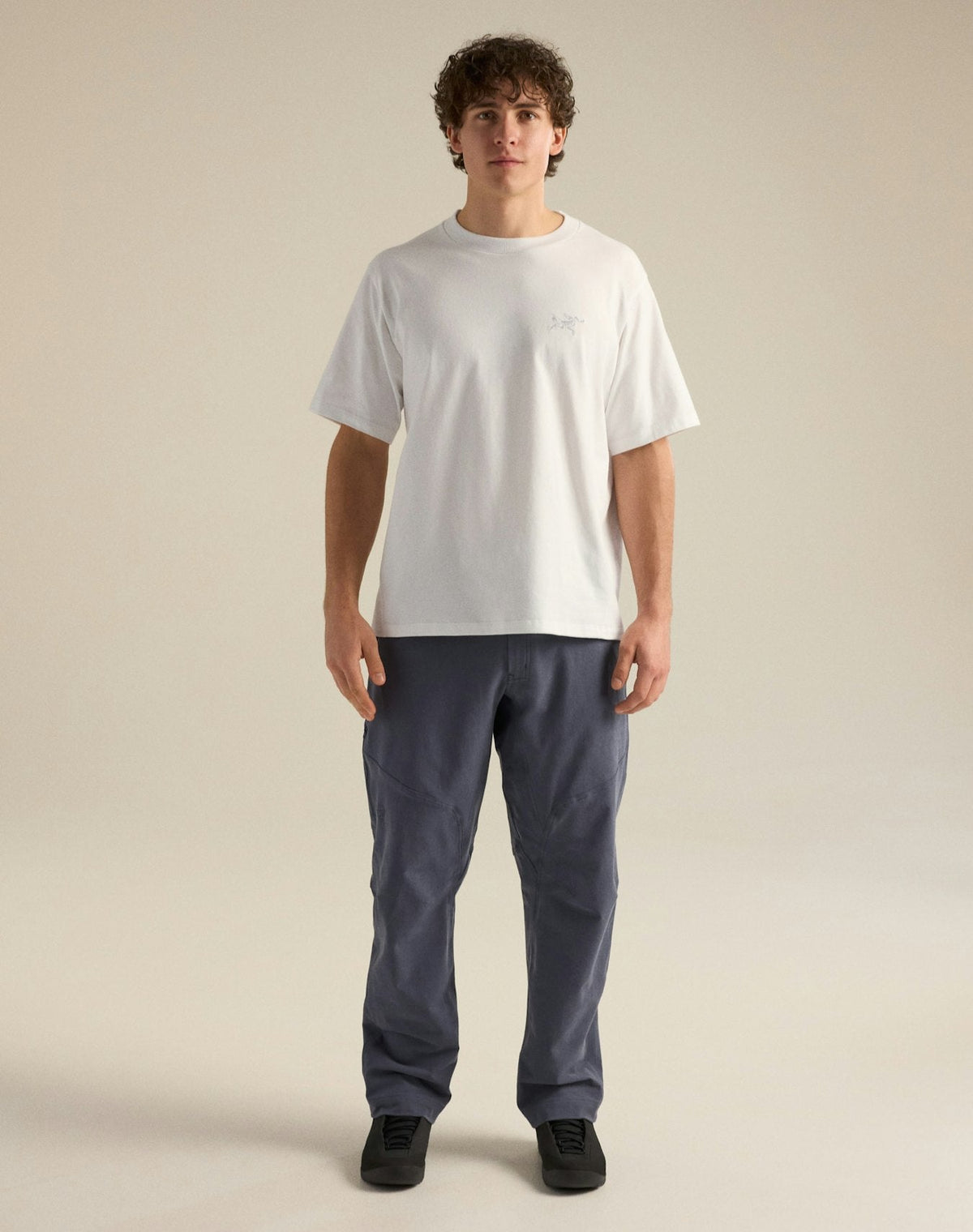 Arc'teryx Men's Emblem Crew Short Sleeve Shirt | White