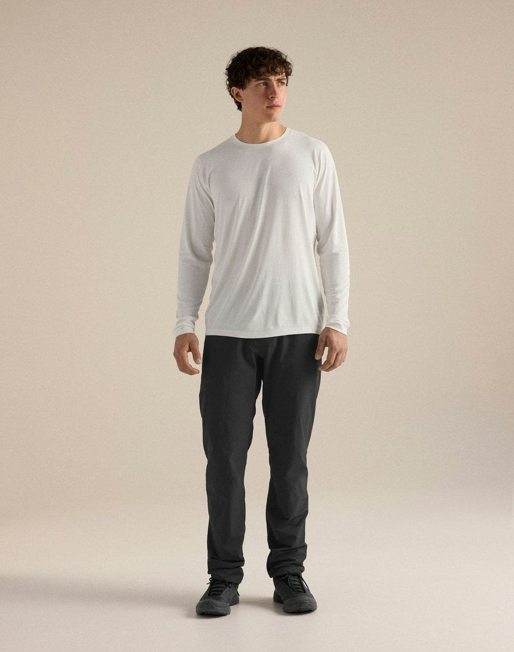 Arc'teryx Men's Cormac Crew Long Sleeve Shirt | White