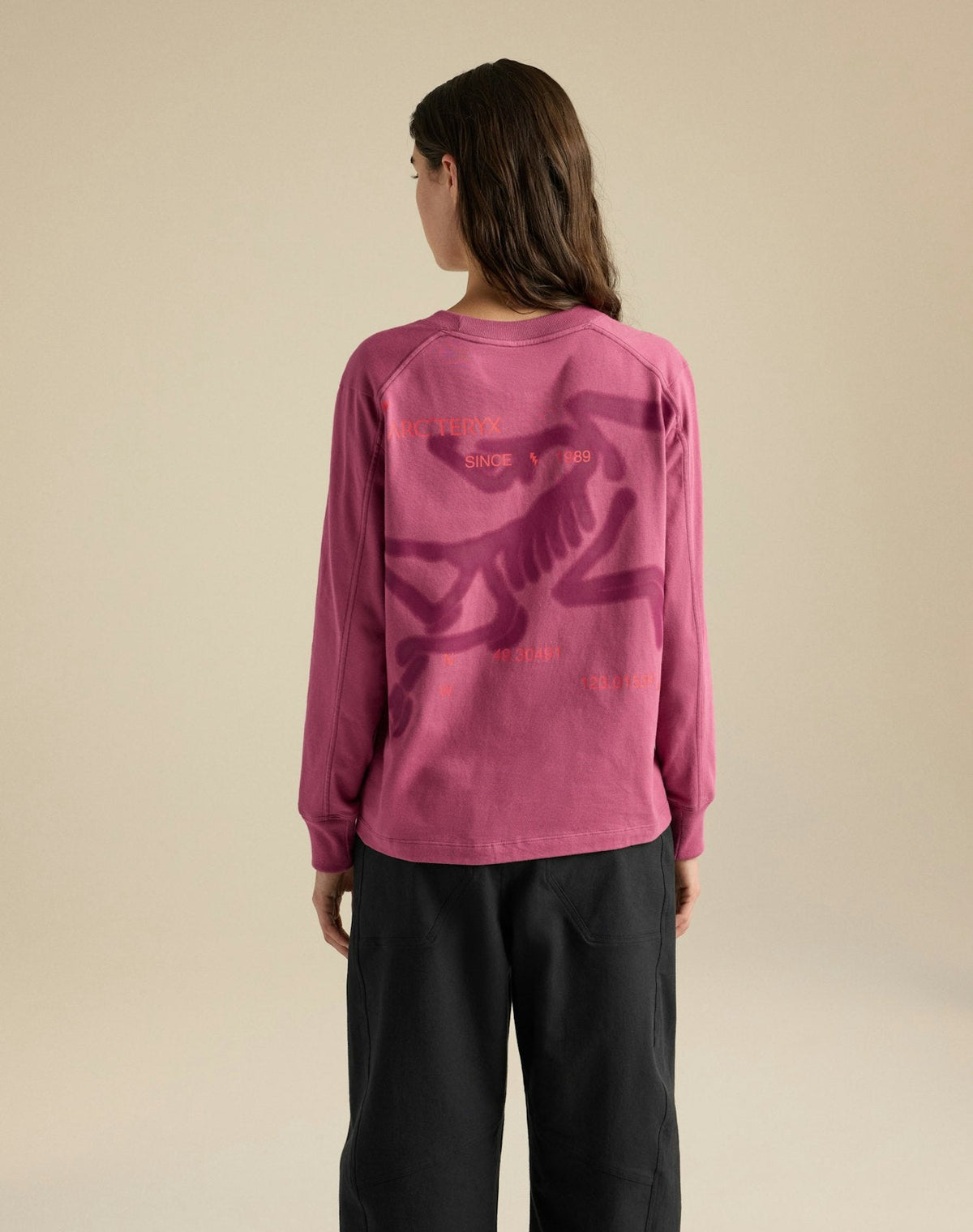 Arc'teryx Kragg Cotton Bird Crew Long Sleeve T-Shirt | Women's