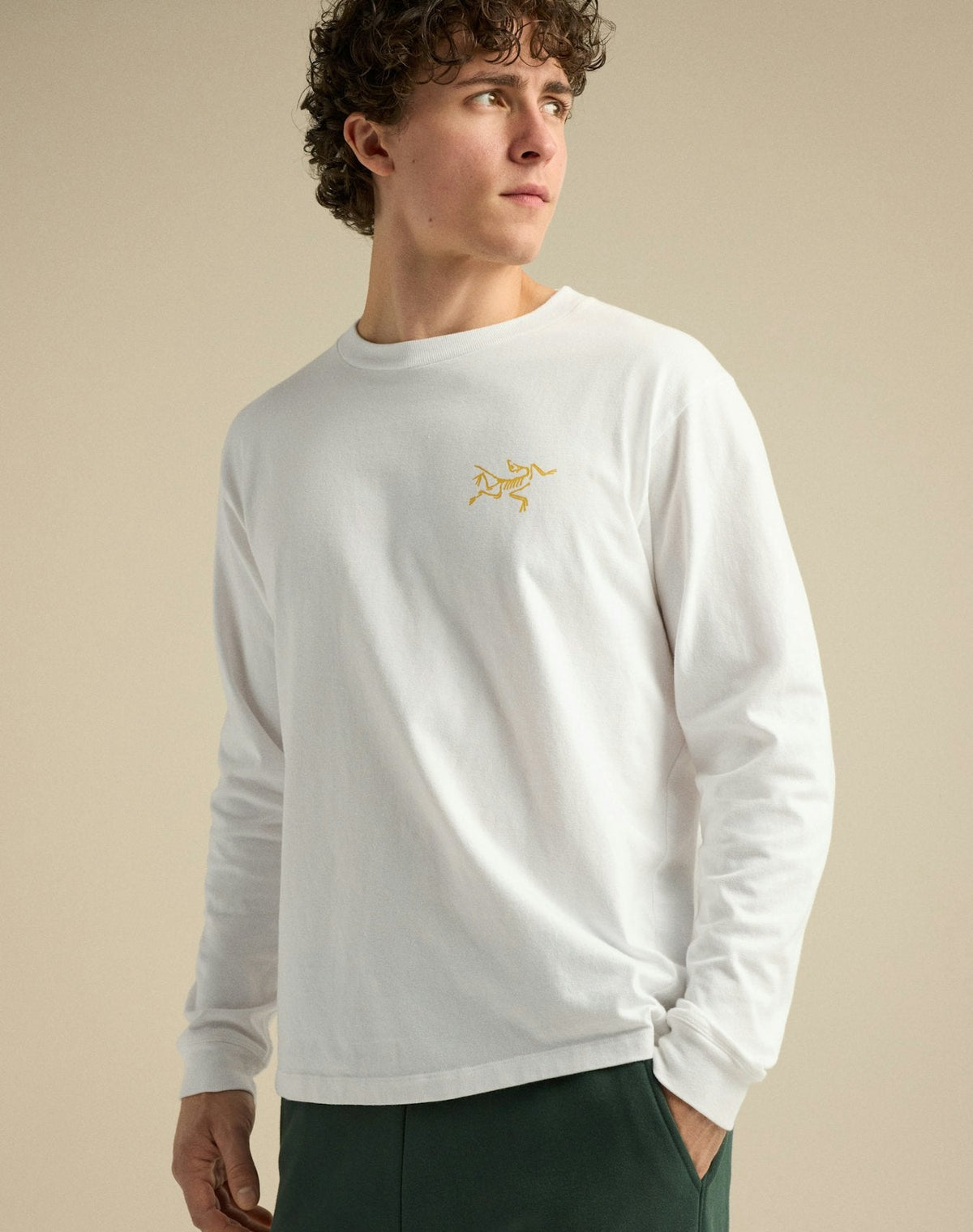 Arc'teryx Kragg Cotton Bird Crew Long Sleeve T-Shirt | Men's