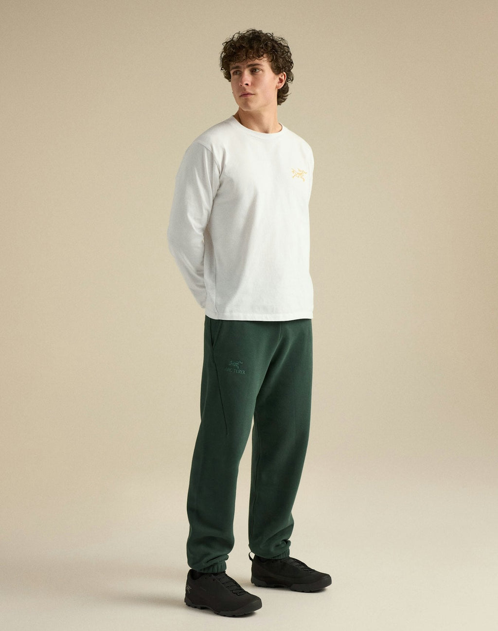 Arc'teryx Kragg Cotton Bird Crew Long Sleeve T-Shirt | Men's