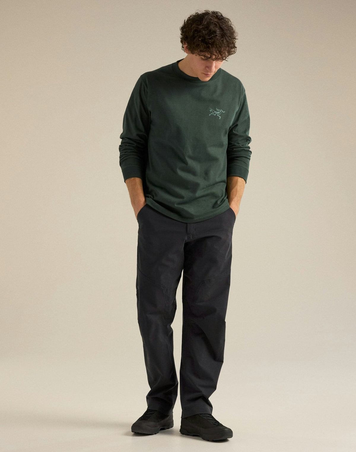 Arc'teryx Kragg Cotton Bird Crew Long Sleeve T-Shirt | Men's