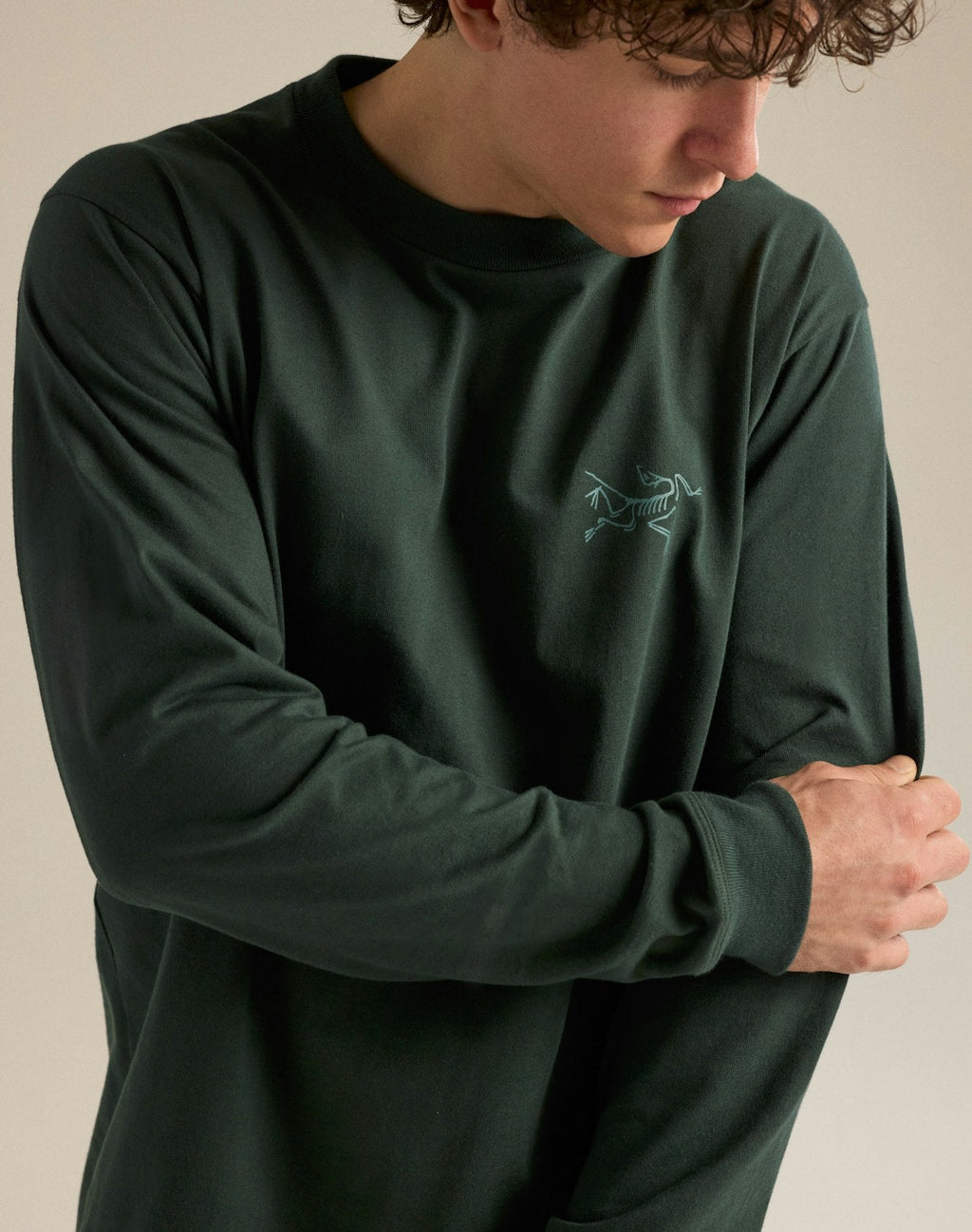 Arc'teryx Kragg Cotton Bird Crew Long Sleeve T-Shirt | Men's
