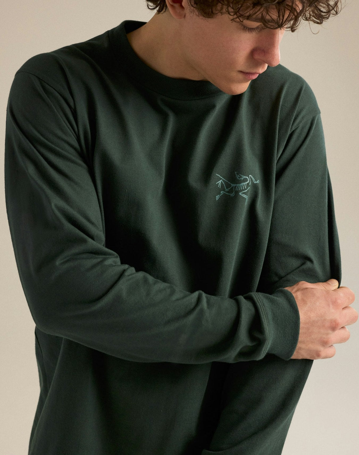 Arc'teryx Kragg Cotton Bird Crew Long Sleeve T-Shirt | Men's
