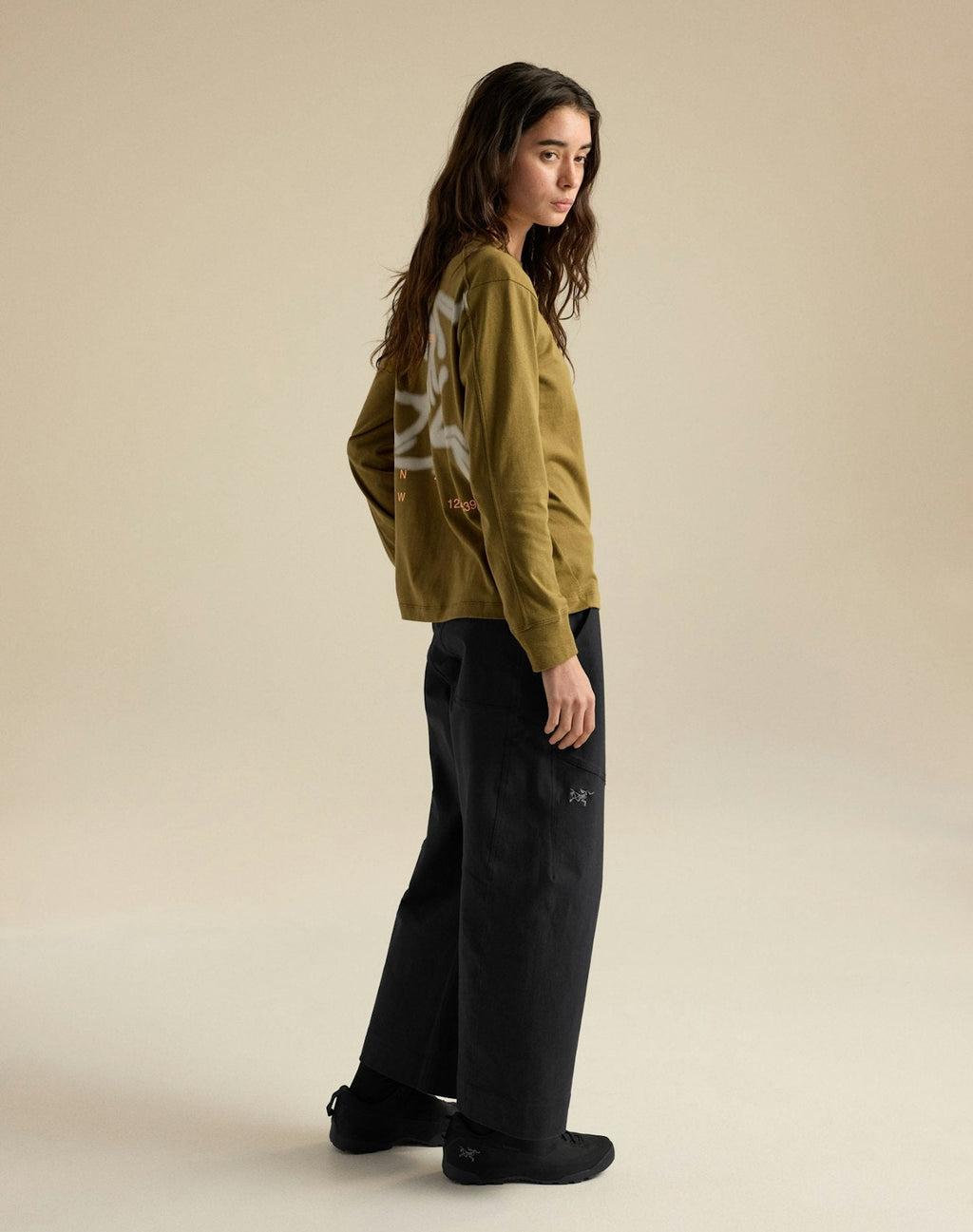 Arc'teryx Women's Kragg Cotton Bird Crew Long Sleeve T-Shirt