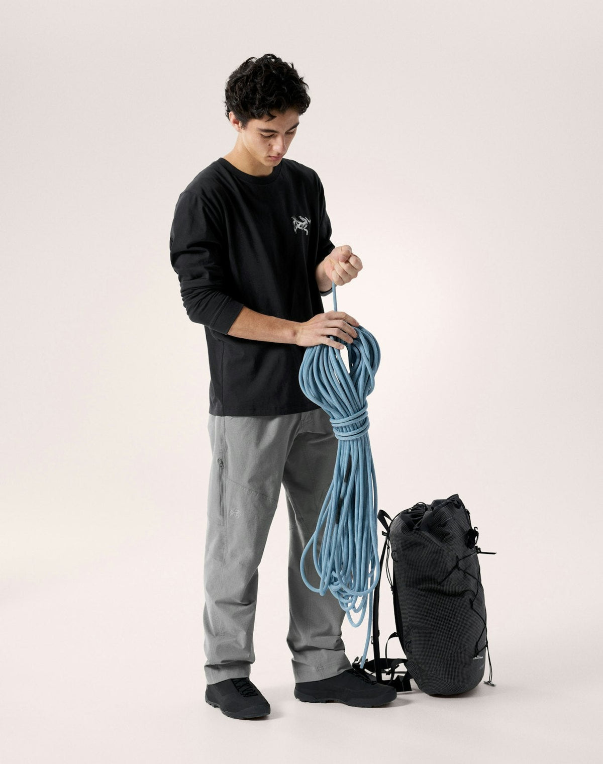 Arc'teryx Kragg Cotton Bird Crew Long Sleeve T-Shirt | Men's