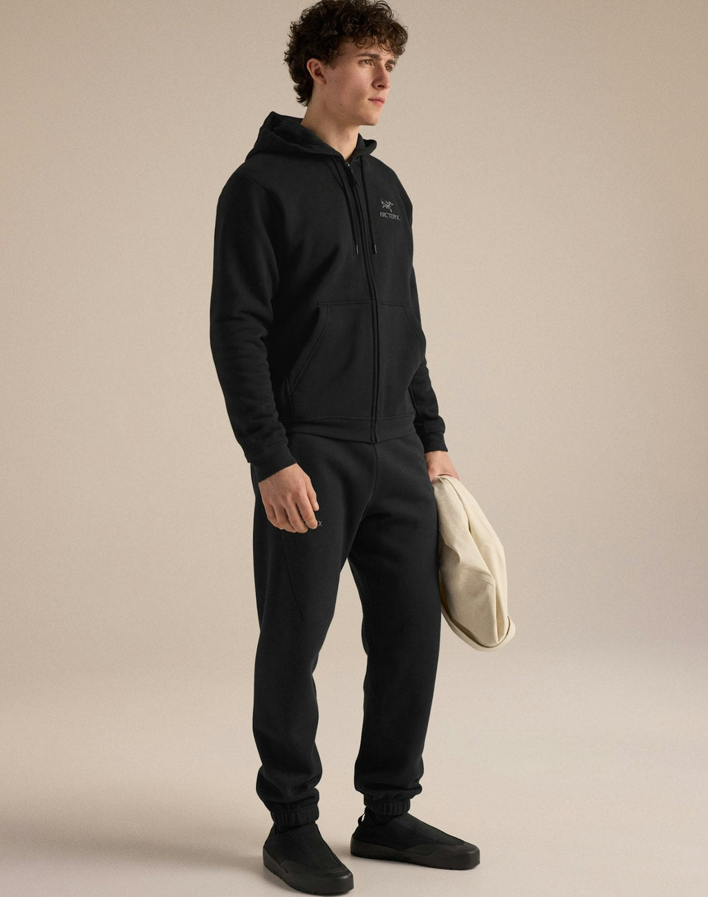 Arc'teryx Emblem Fleece Full-Zip Hoody – Black
