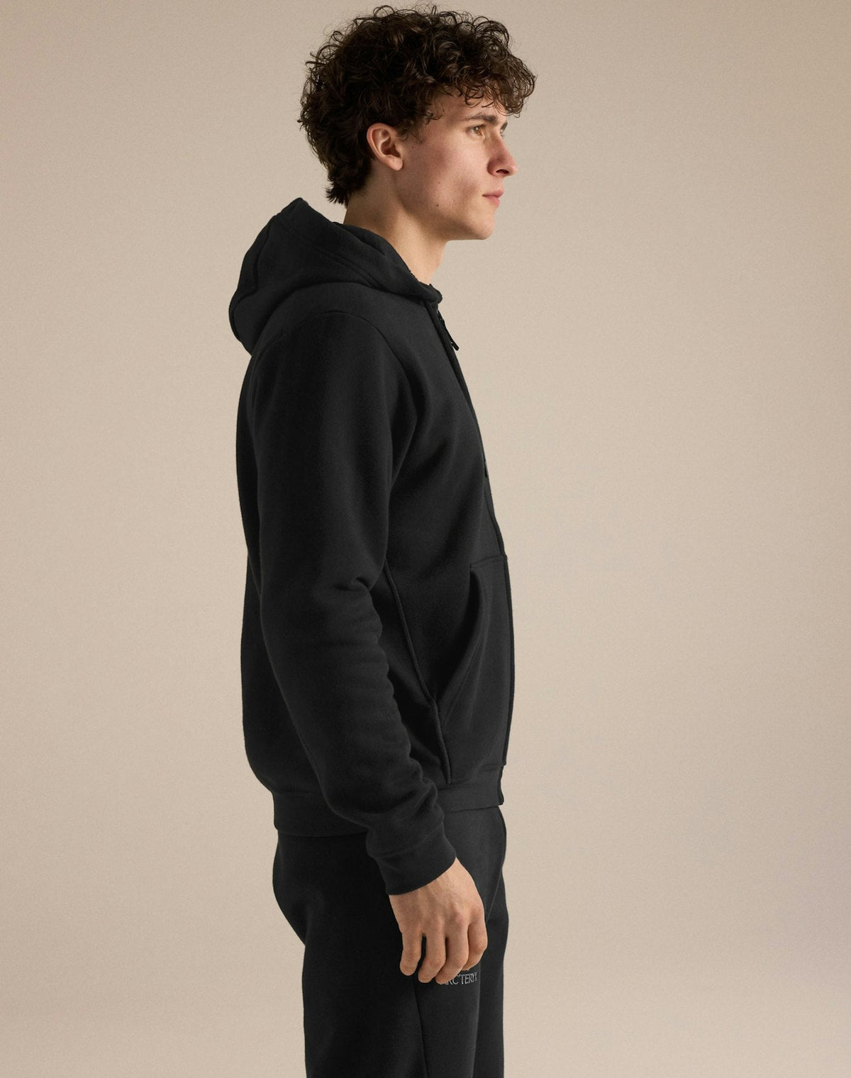 Arc'teryx Emblem Fleece Full-Zip Hoody – Black