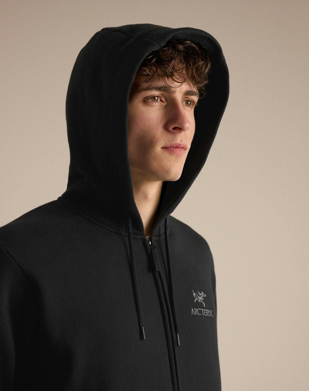 Arc'teryx Emblem Fleece Full-Zip Hoody – Black