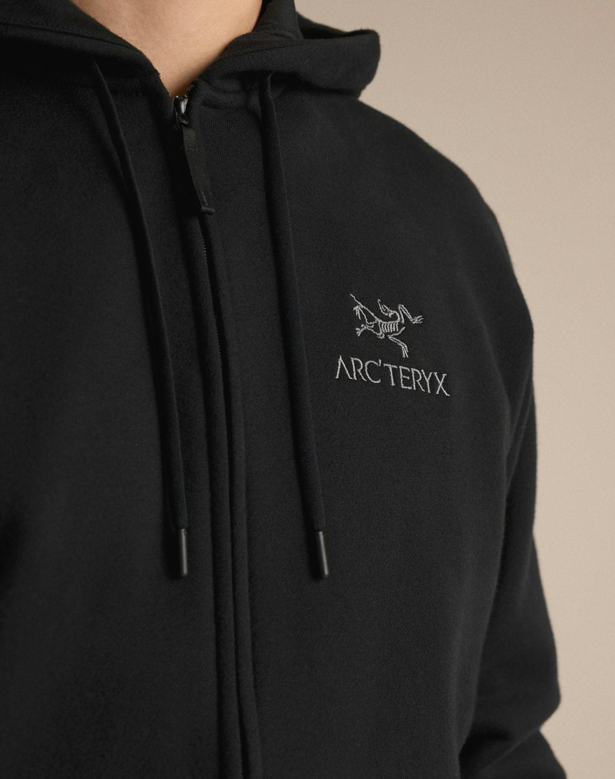 Arc'teryx Emblem Fleece Full-Zip Hoody – Black
