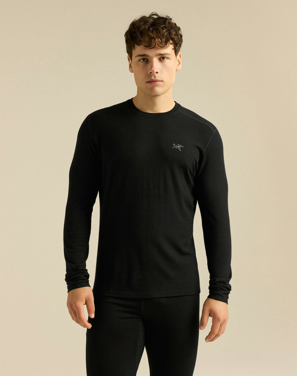 Arc'teryx Satoro Men's Merino Wool Crewneck – Black