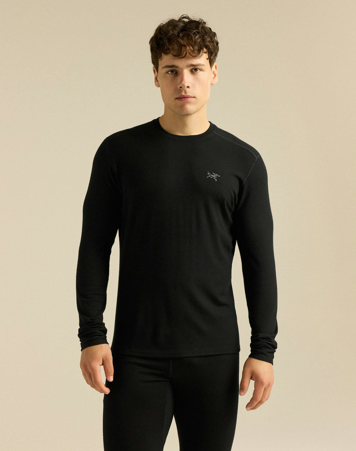 Arc'teryx Satoro Men's Merino Wool Crewneck – Black