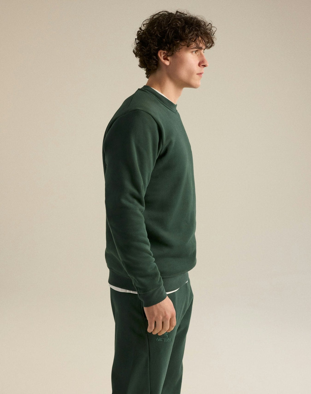 Arc'teryx Emblem Fleece Crewneck Sweatshirt – Black Sapphire