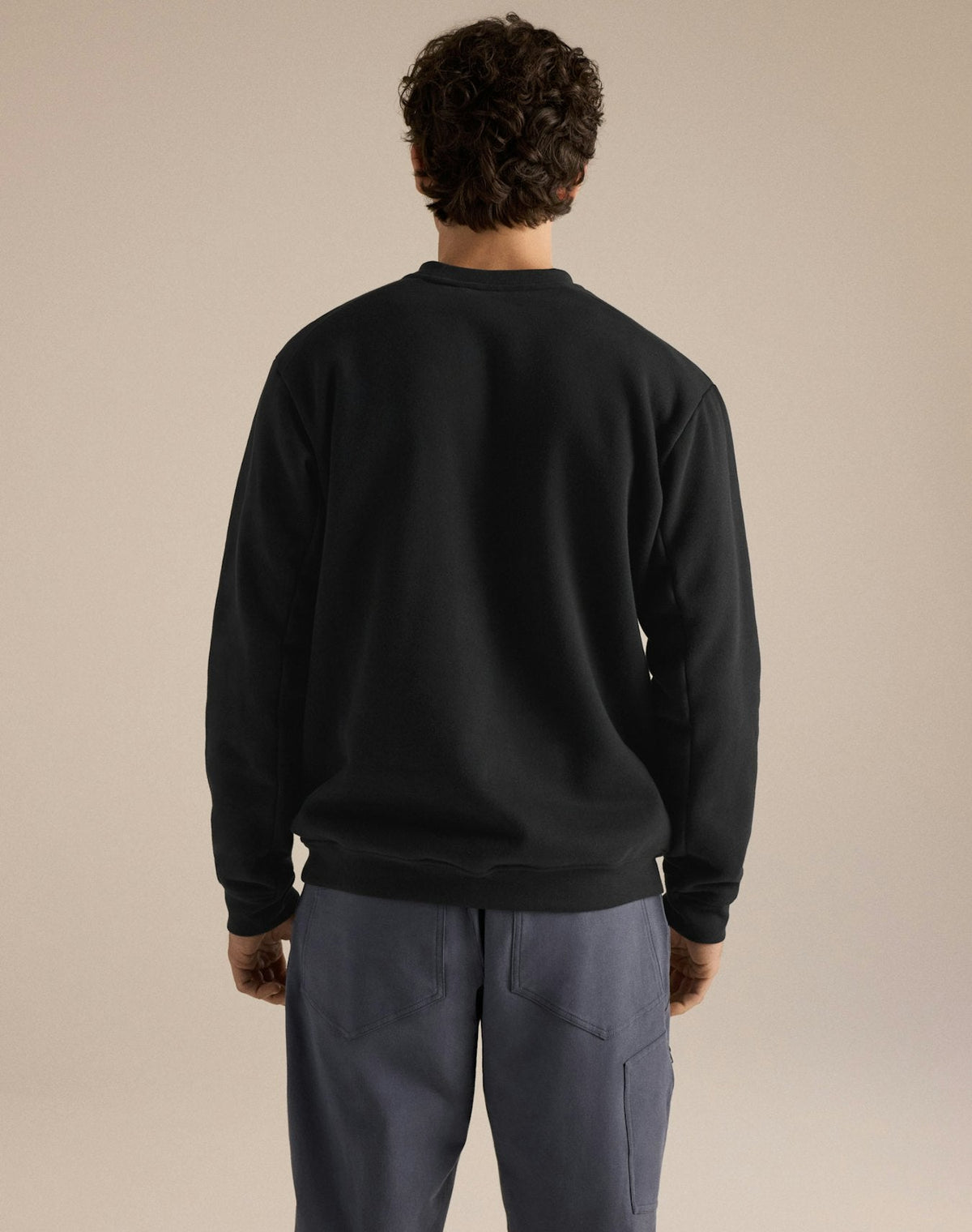 Arc'teryx Emblem Fleece Crewneck Sweatshirt – Black