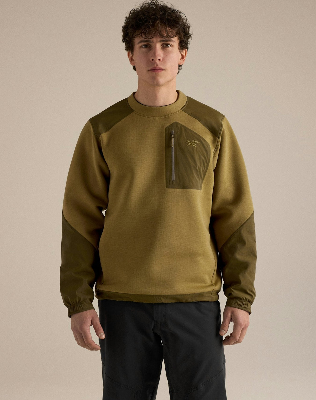 Arc'teryx Konseal Men's Crewneck – Yukon / Canvas