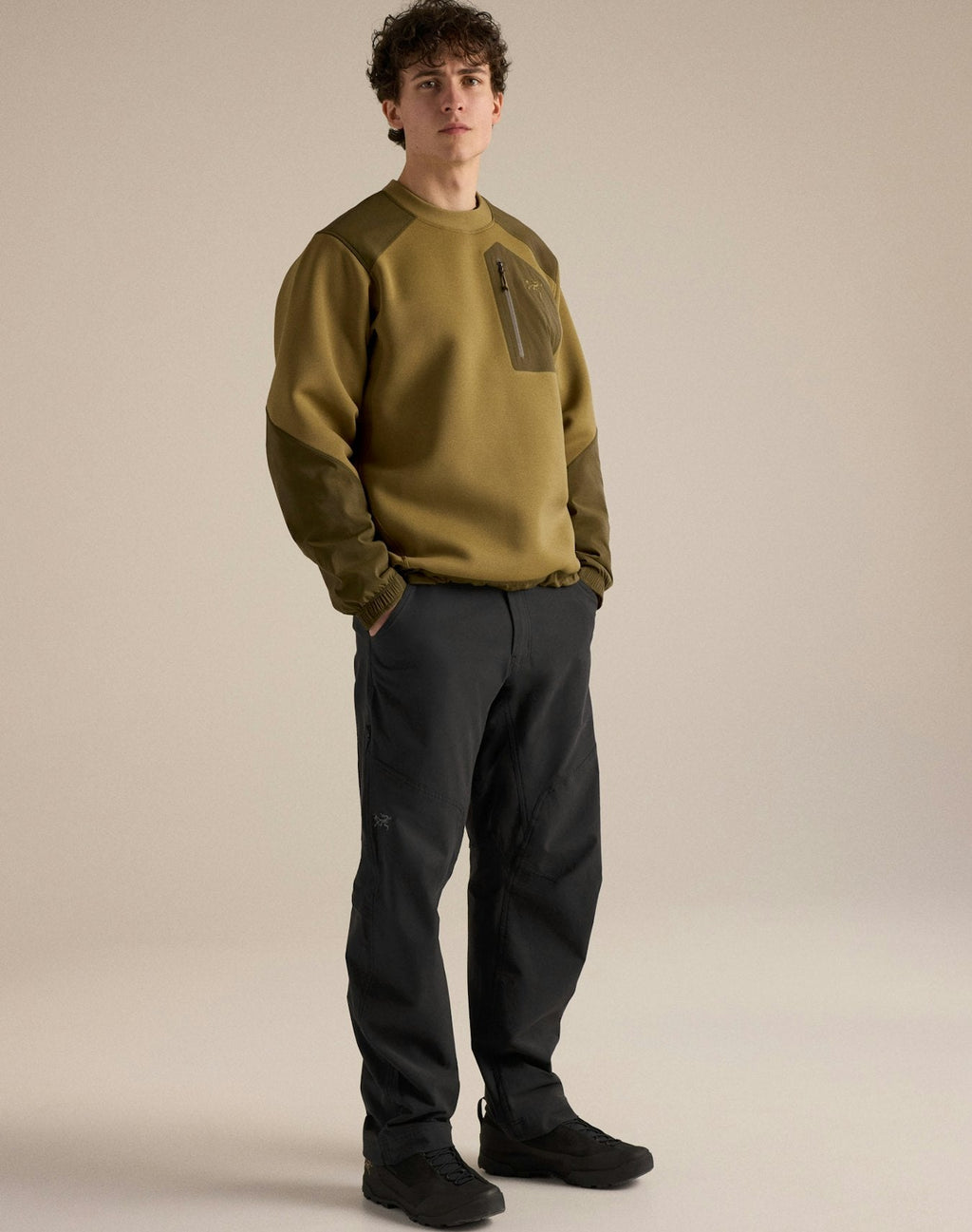 Arc'teryx Konseal Men's Crewneck – Yukon / Canvas