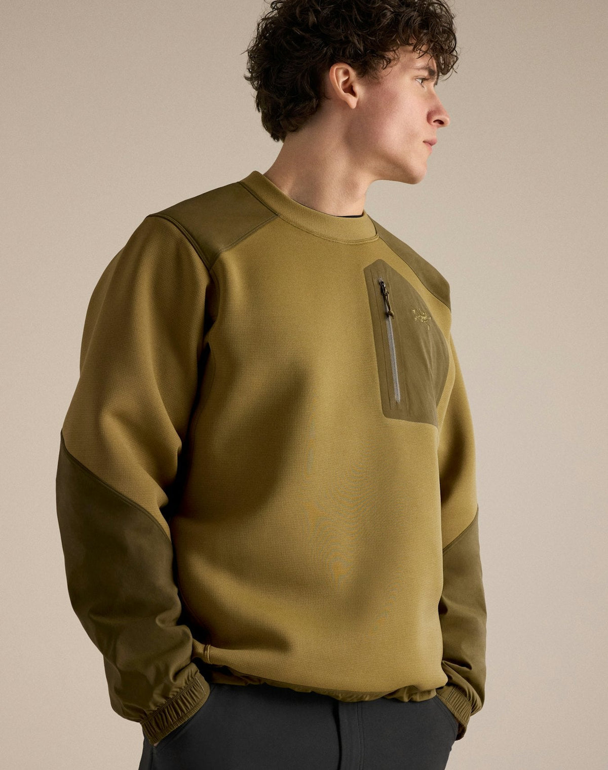 Arc'teryx Konseal Men's Crewneck – Yukon / Canvas