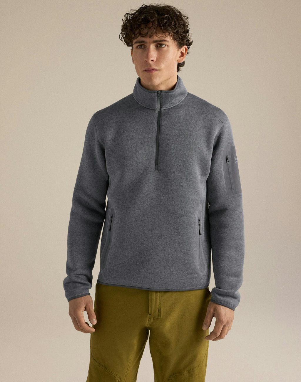 Arc'teryx Covert Men's Half-Zip Fleece-Gery