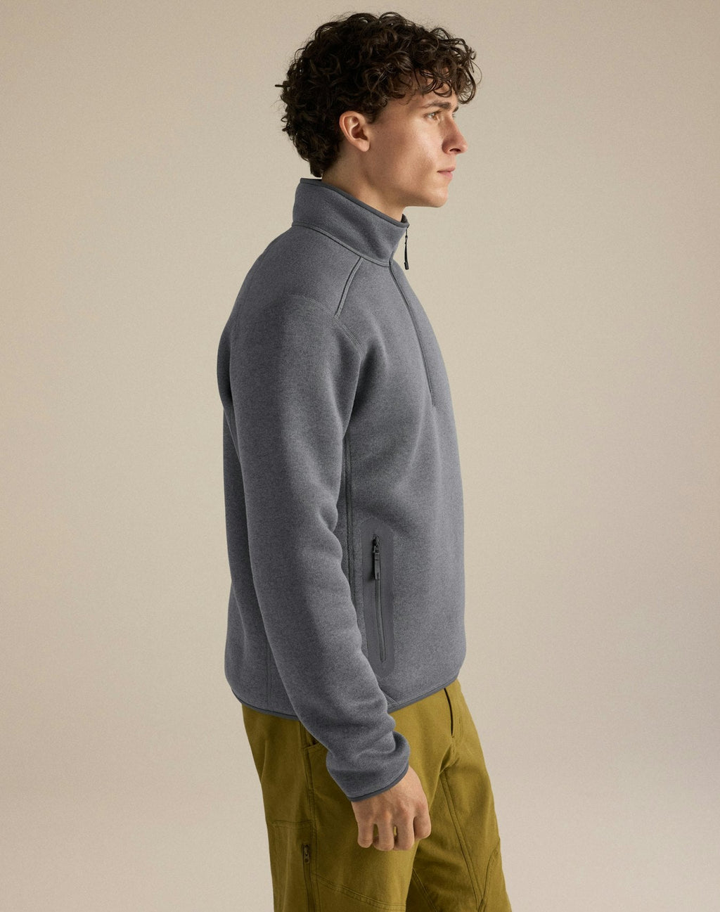 Arc'teryx Covert Men's Half-Zip Fleece-Gery