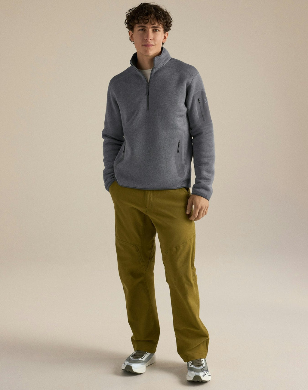 Arc'teryx Covert Men's Half-Zip Fleece-Gery