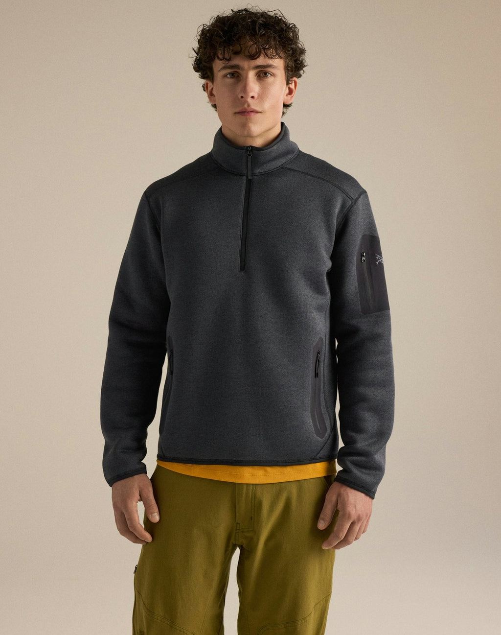 Arc'teryx Covert Men's Half-Zip Fleece-Black