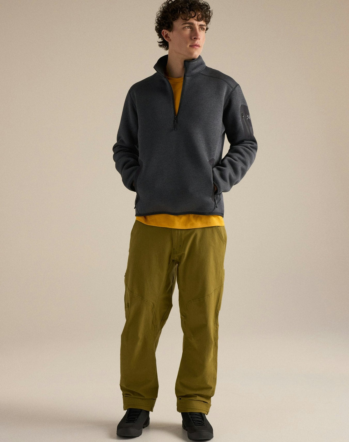 Arc'teryx Covert Men's Half-Zip Fleece-Black