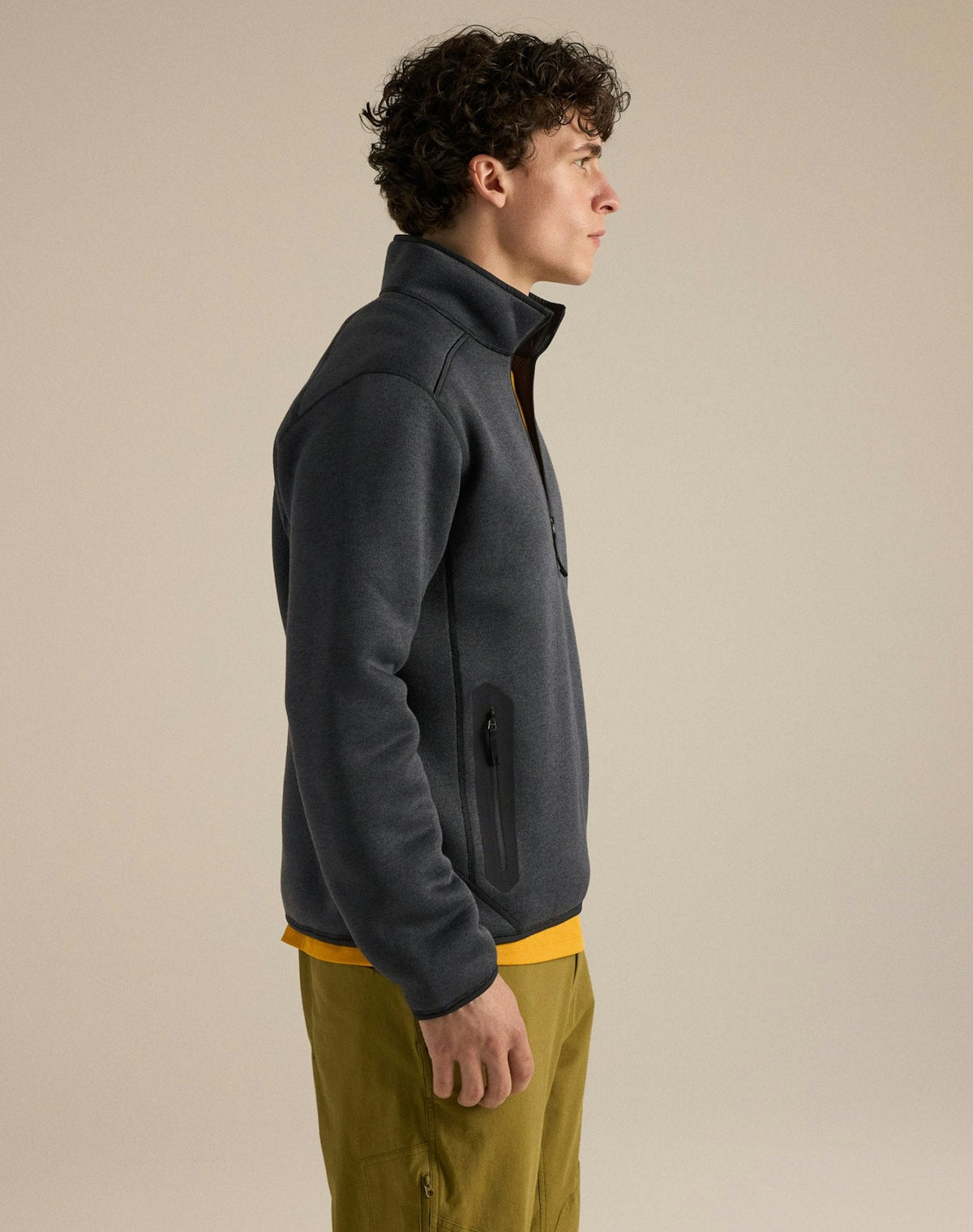 Arc'teryx Covert Men's Half-Zip Fleece-Black