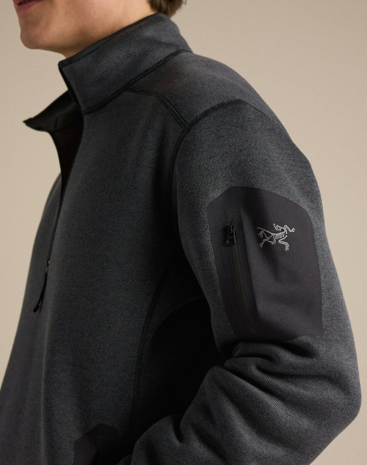 Arc'teryx Covert Men's Half-Zip Fleece-Black