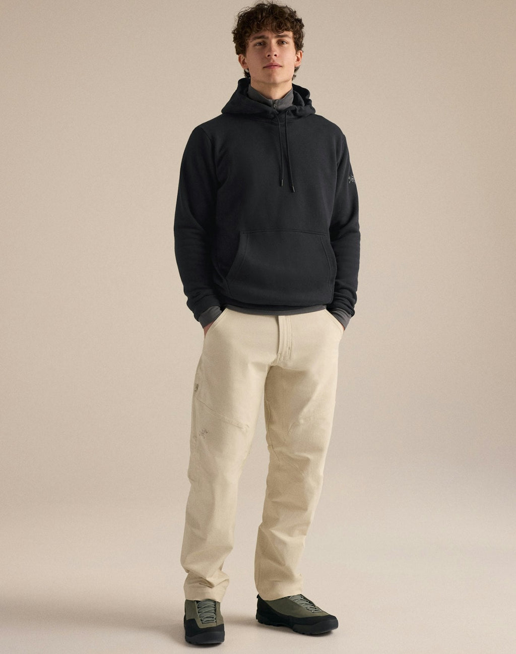 Arc'teryx Emblem Men's Fleece Hoody – Black
