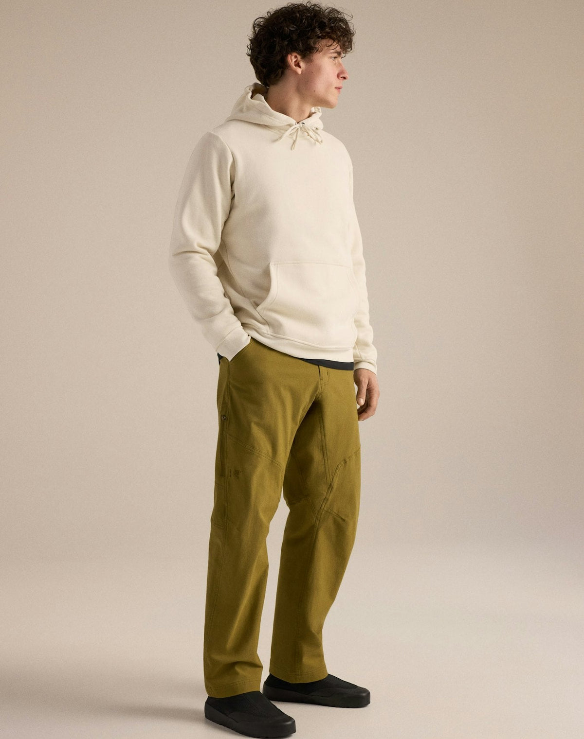 Arc'teryx Emblem Men's Fleece Hoody – Off White