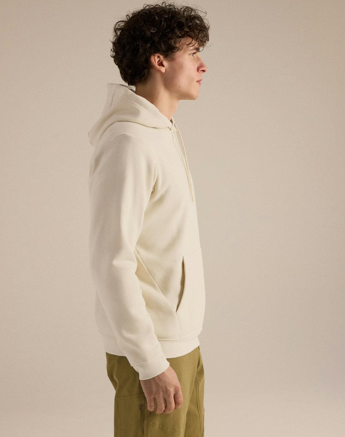 Arc'teryx Emblem Men's Fleece Hoody – Off White