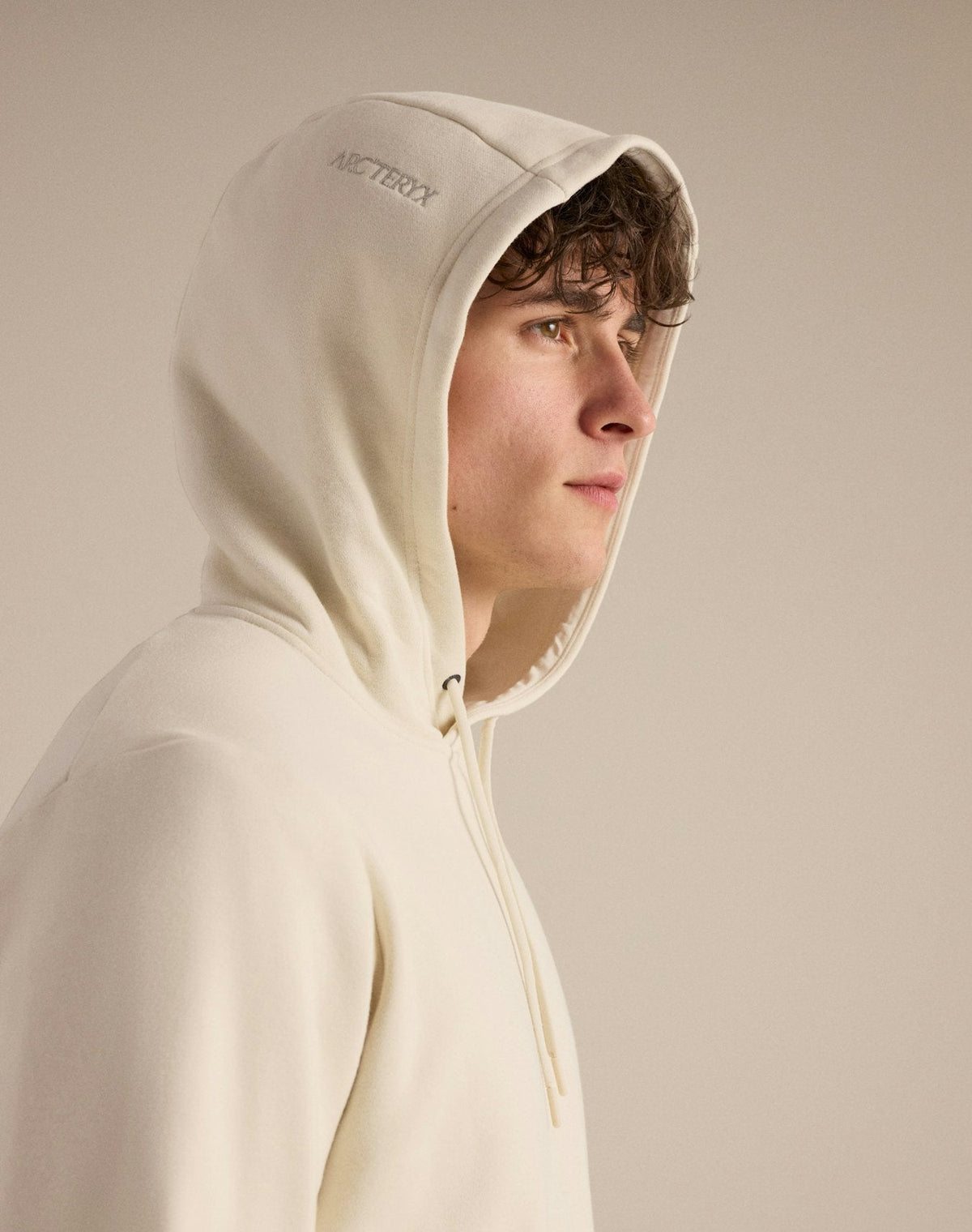 Arc'teryx Emblem Men's Fleece Hoody – Off White