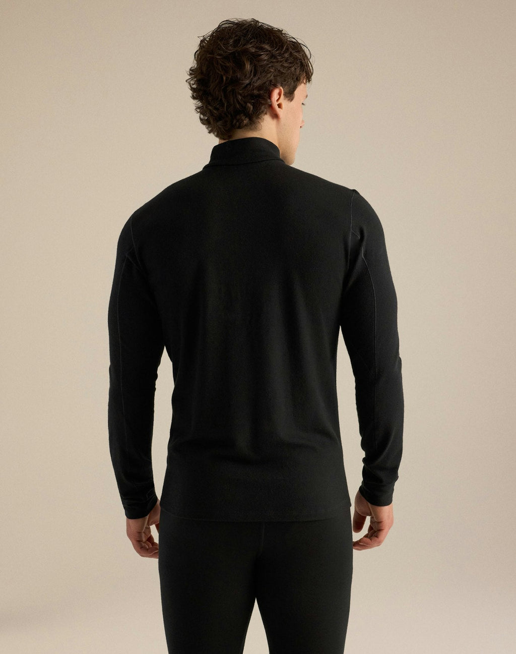 Arc'teryx Rho Men's Zip-Neck Top – Black