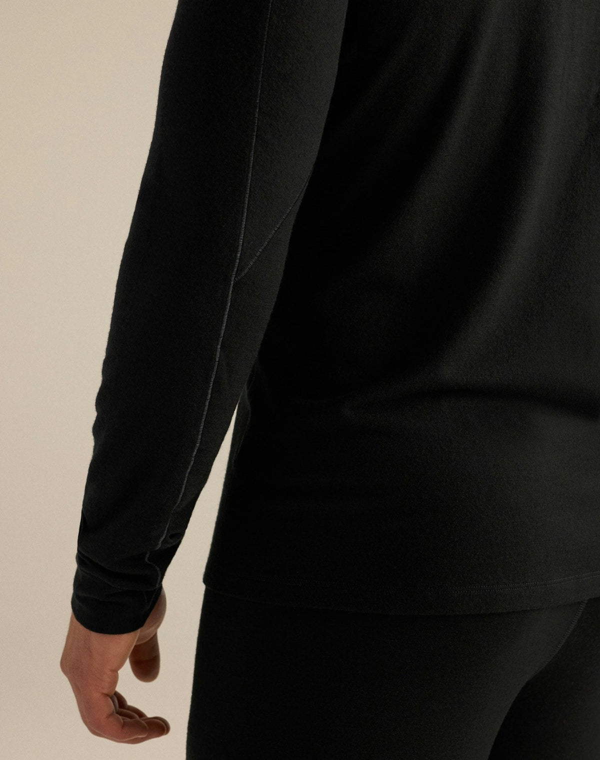 Arc'teryx Rho Men's Zip-Neck Top – Black