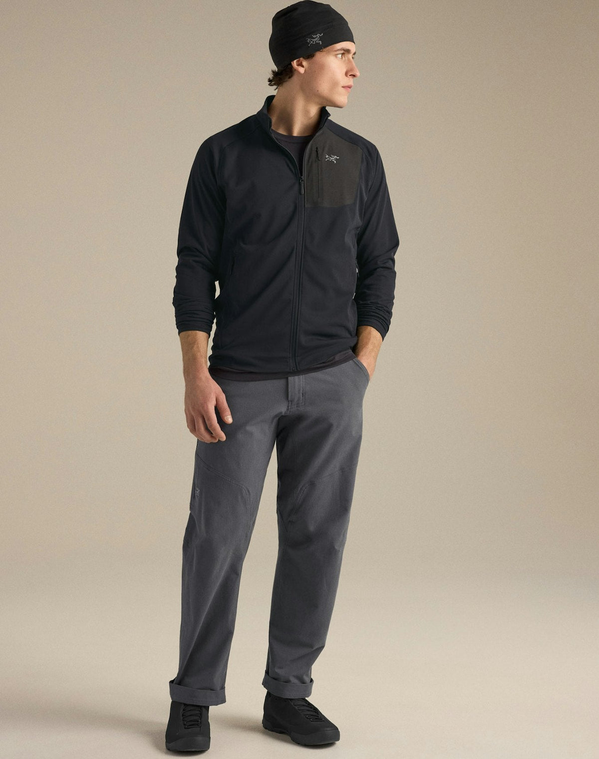 Arc'teryx Delta Men's Full-Zip Fleece Black Jacket