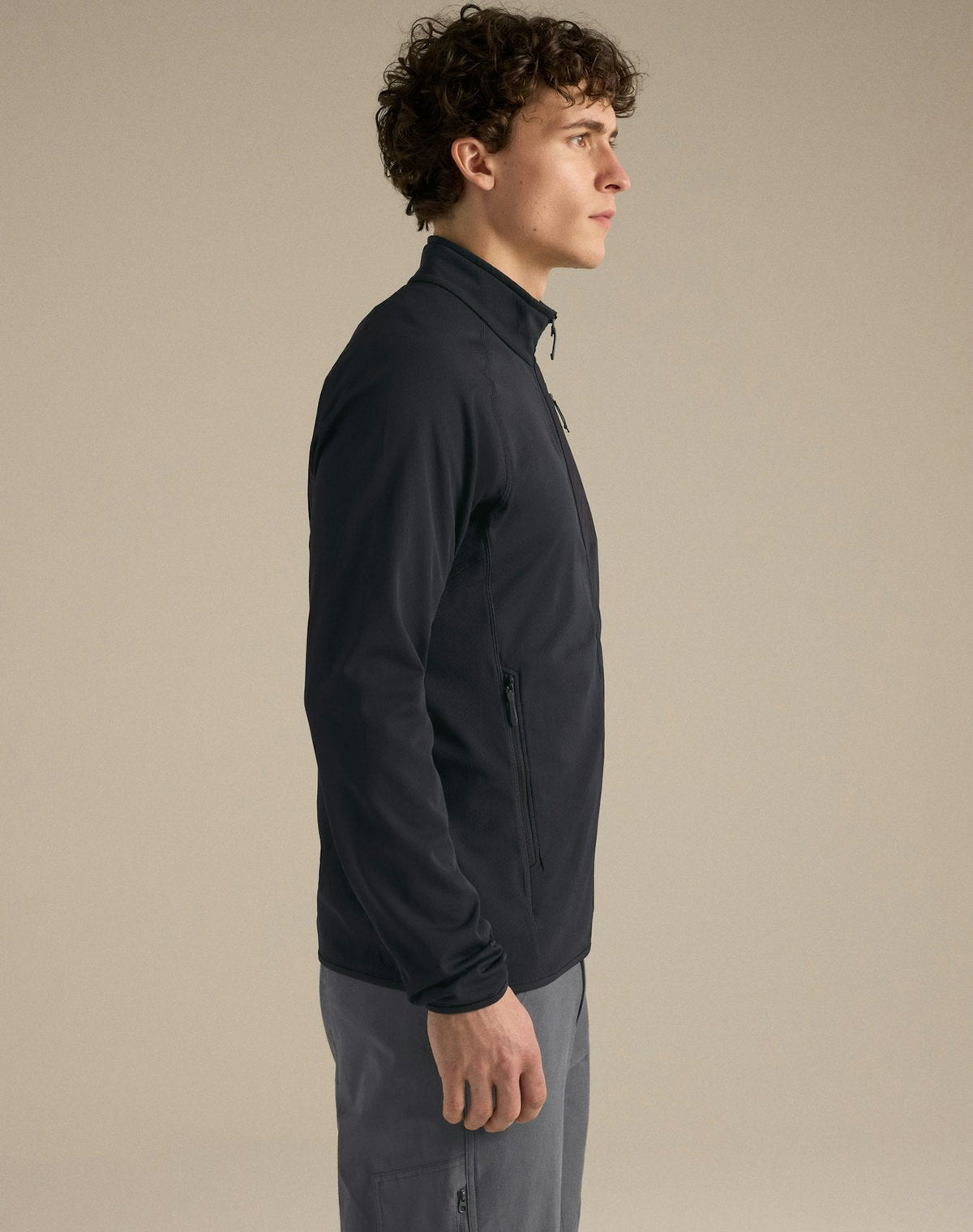 Arc'teryx Delta Men's Full-Zip Fleece Black Jacket