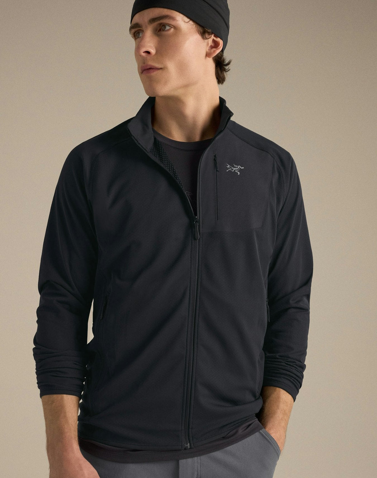 Arc'teryx Delta Men's Full-Zip Fleece Black Jacket