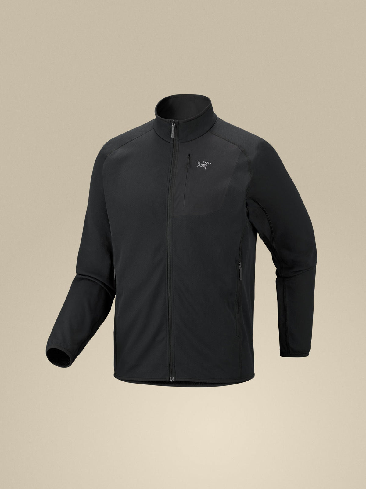 Arc'teryx Delta Men's Full-Zip Fleece Black Jacket