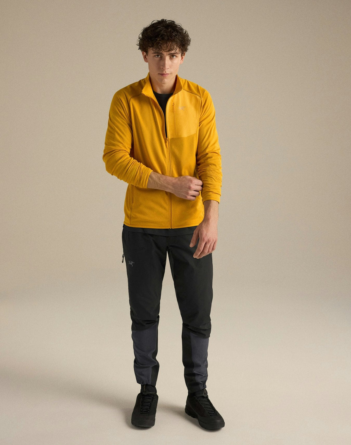 Arc'teryx Delta Men's Full-Zip Fleece Yellow Jacket