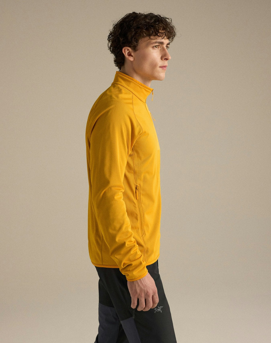 Arc'teryx Delta Men's Full-Zip Fleece Yellow Jacket