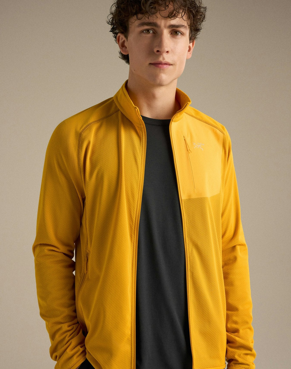 Arc'teryx Delta Men's Full-Zip Fleece Yellow Jacket