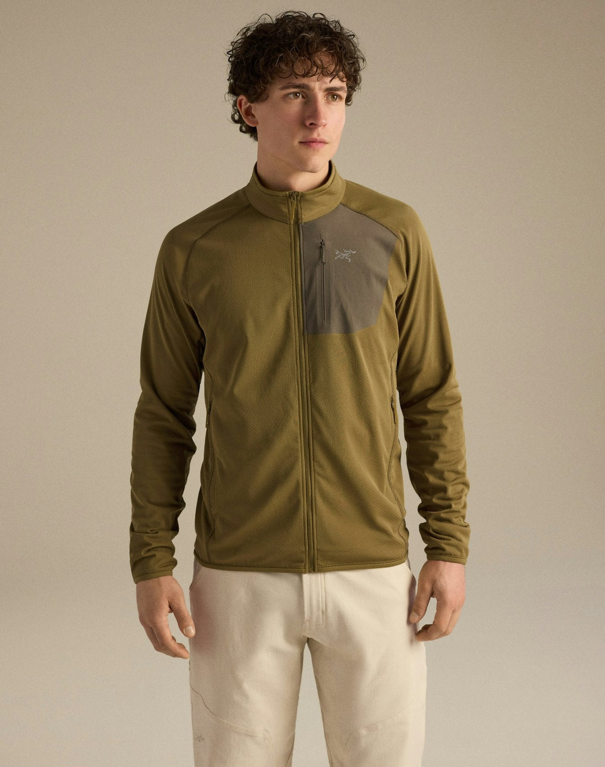 Arc'teryx Delta Men's Full-Zip Fleece Dark Olive Jacket