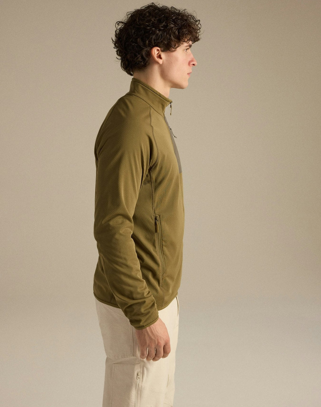 Arc'teryx Delta Men's Full-Zip Fleece Dark Olive Jacket