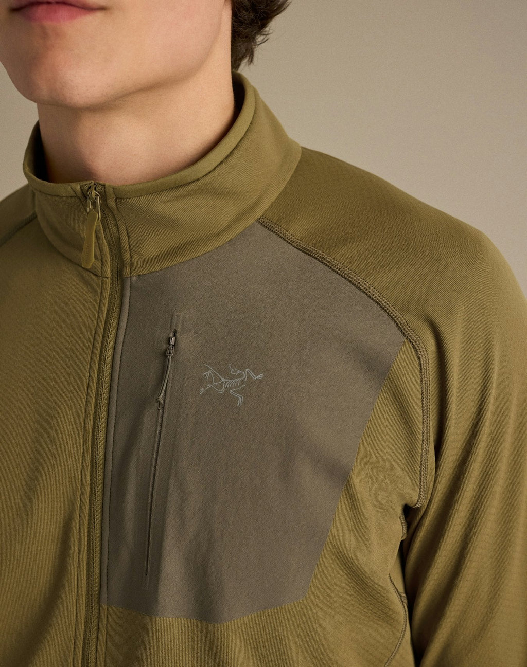 Arc'teryx Delta Men's Full-Zip Fleece Dark Olive Jacket