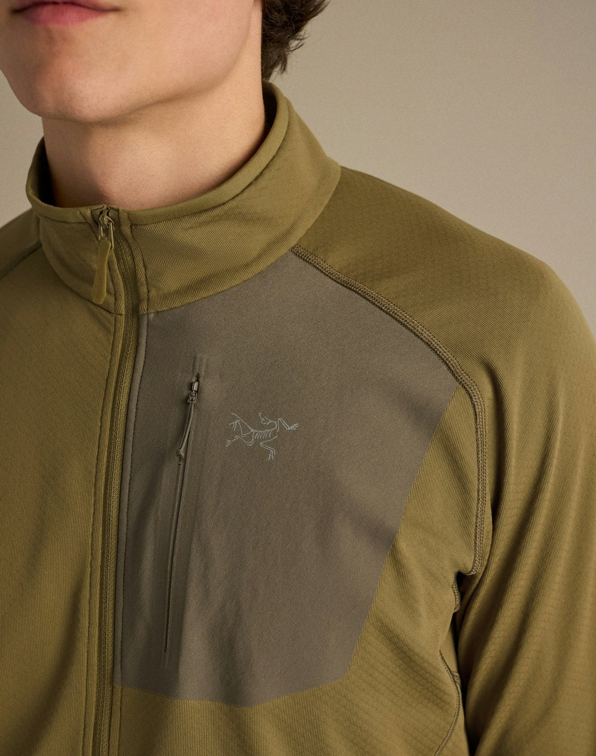 Arc'teryx Delta Men's Full-Zip Fleece Dark Olive Jacket